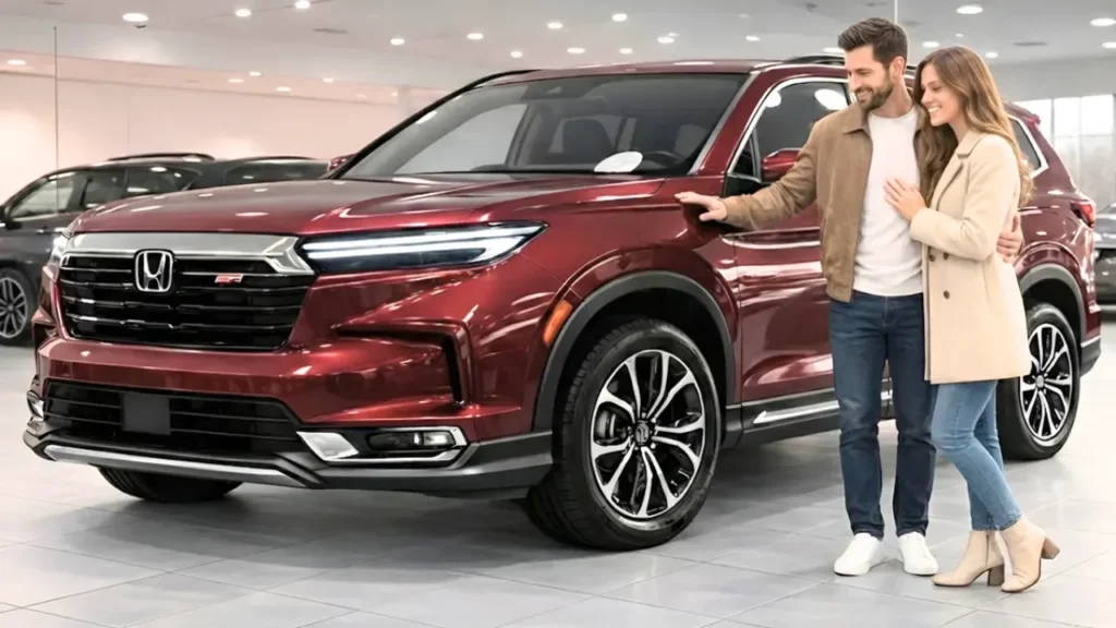 2026 Honda Pilot SUV लॉन्च: दमदार 3.5L इंजन और 11 km/l माइलेज के साथ प्रीमियम फैमिली SUV