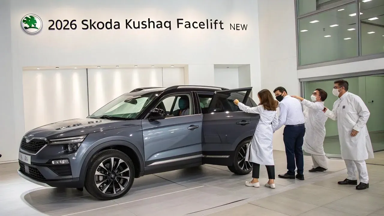 ADAS और पैनोरमिक सनरूफ के साथ Skoda Kushaq 2026 Facelift की धमाकेदार एंट्री! Creta-Seltos की बढ़ी मुश्किलें