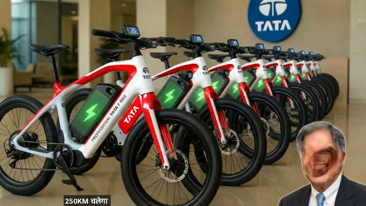 Tata Electric Cycle Launches With Long 300km Range and Ultra-Affordable Price Tag