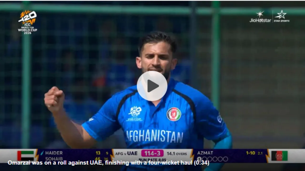 Big Player’ Azmatullah Omarzai Has the Final Say for Afghanistan at T20 World Cup