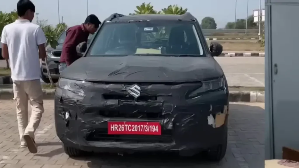 2026 Maruti Suzuki Brezza Spotted Testing With 6-Speed Manual Gearbox – Interior Revealed