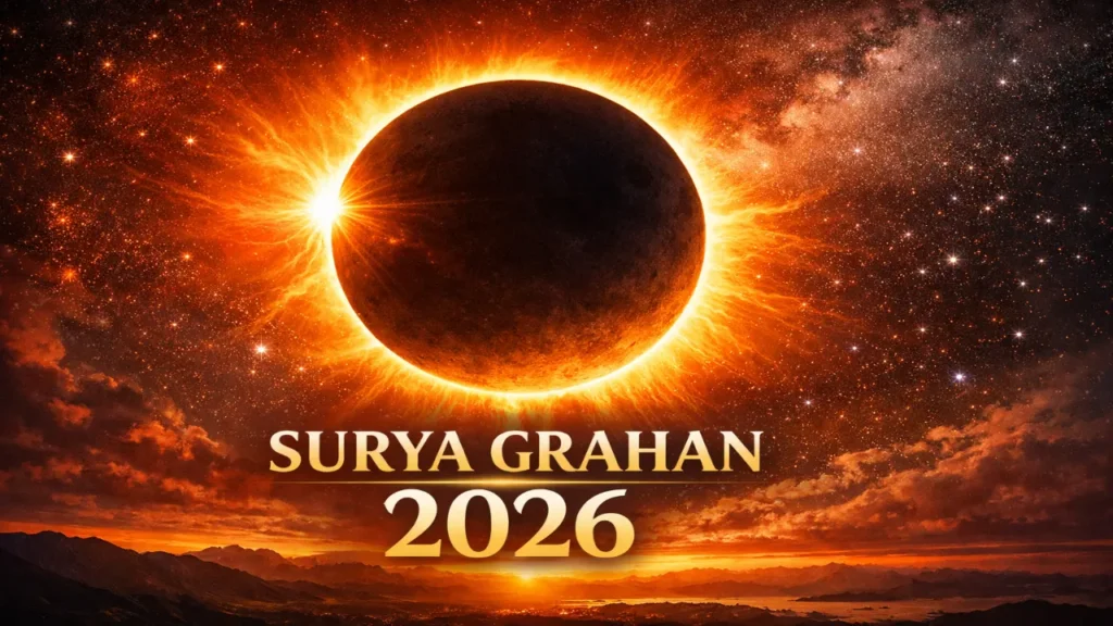Surya Grahan 2026 Mantras: Chant Surya and Rahu Mantras During Solar Eclipse for Multiple Spiritual Benefits