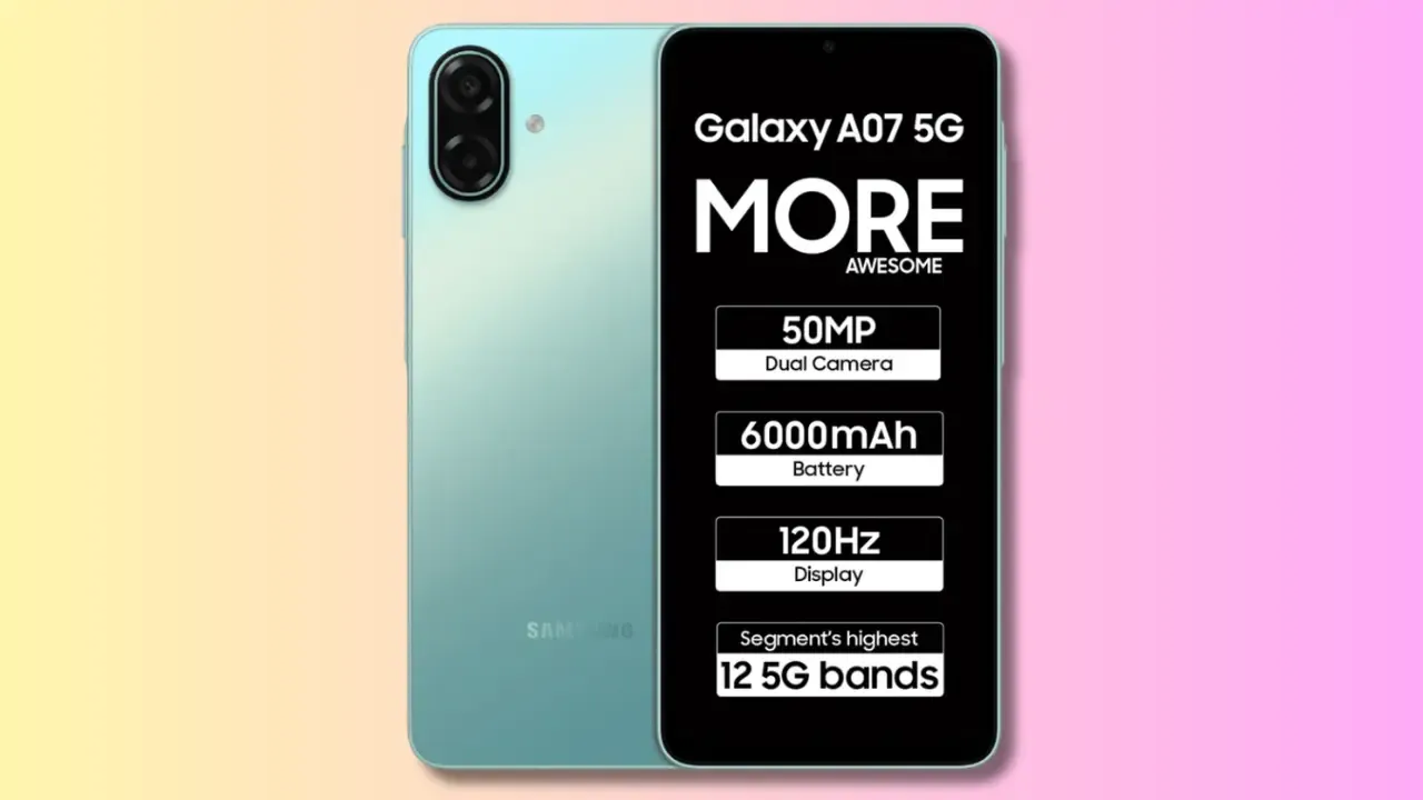 Samsung Galaxy A07 5G: Budget 5G Phone with 50MP Camera & Long-Lasting Battery